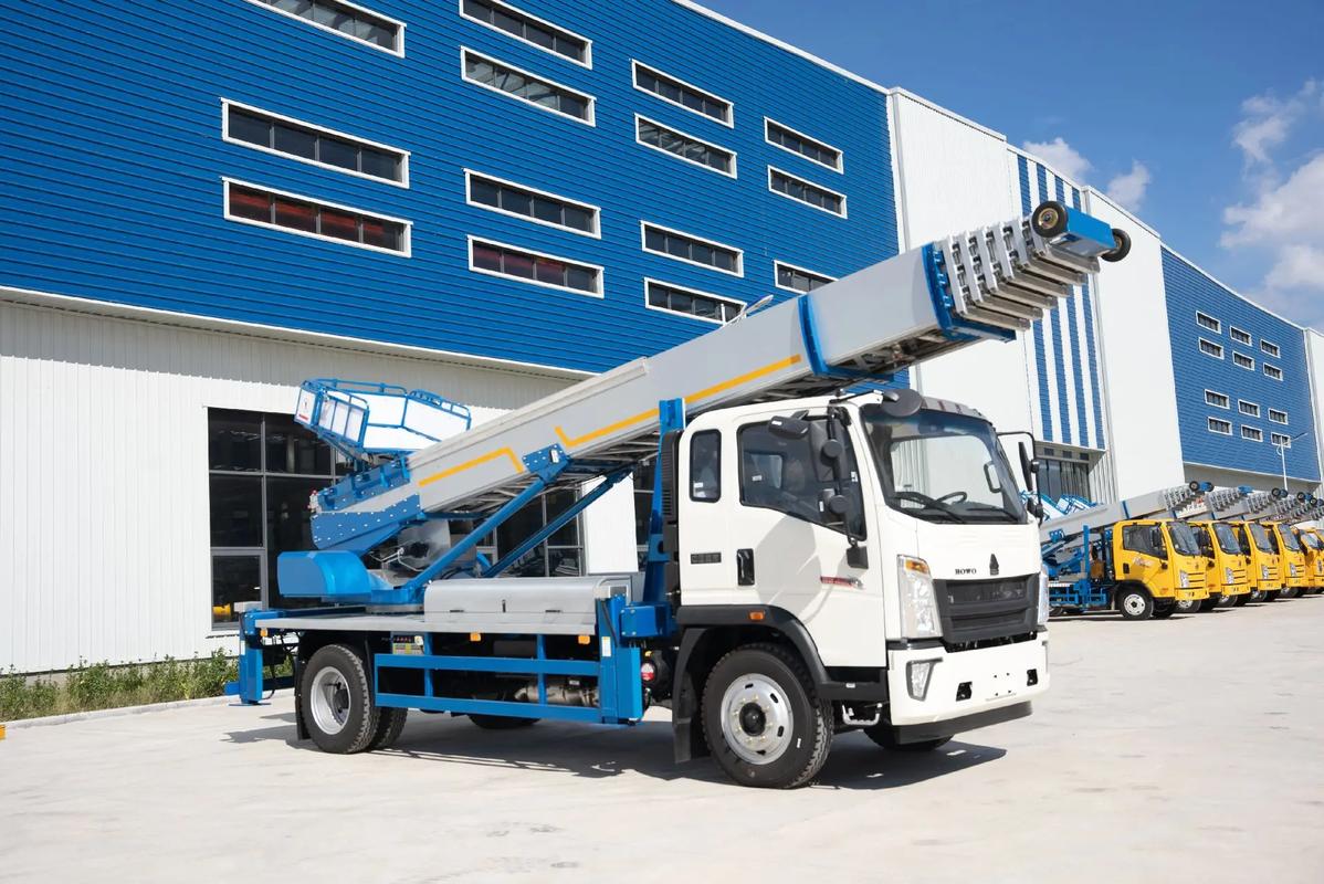 织金出租云梯车高空作业车 建筑垃圾搬运